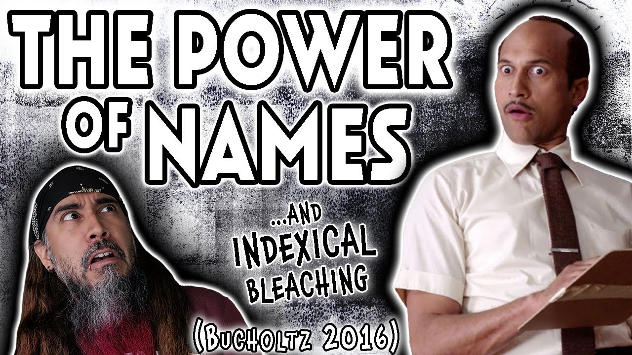 THE POWER OF NAMES AND NAMING: It's not pronounced 