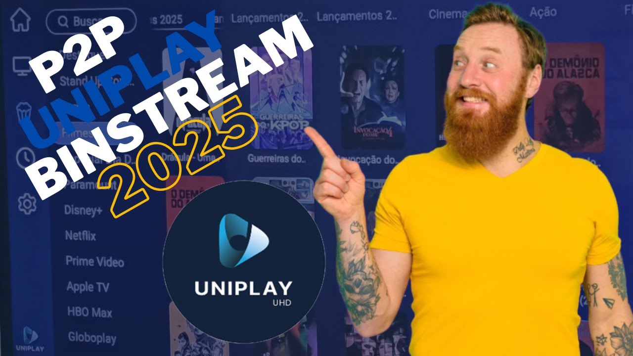 🖥️ P2P Uniplay no Android: Teste gr&aacute;tis e Instala&ccedil;&atilde;o em poucos Minutos - Canais - Filmes - S&eacute;ries !