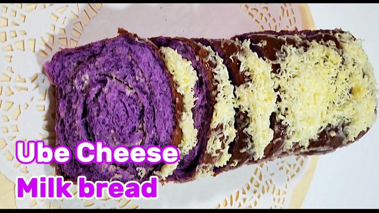 Ube Cheese Milk Bread