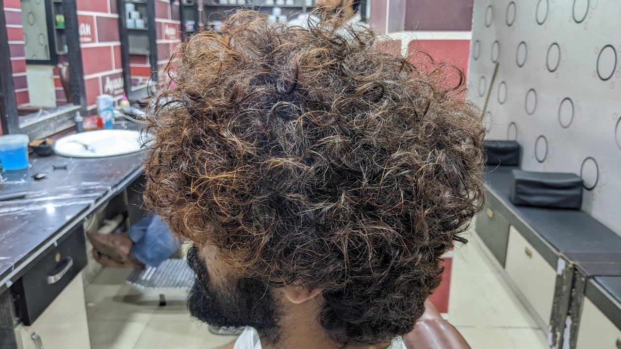 Incredible TRANSMISSION from hard curly hair #ayanmansalon 