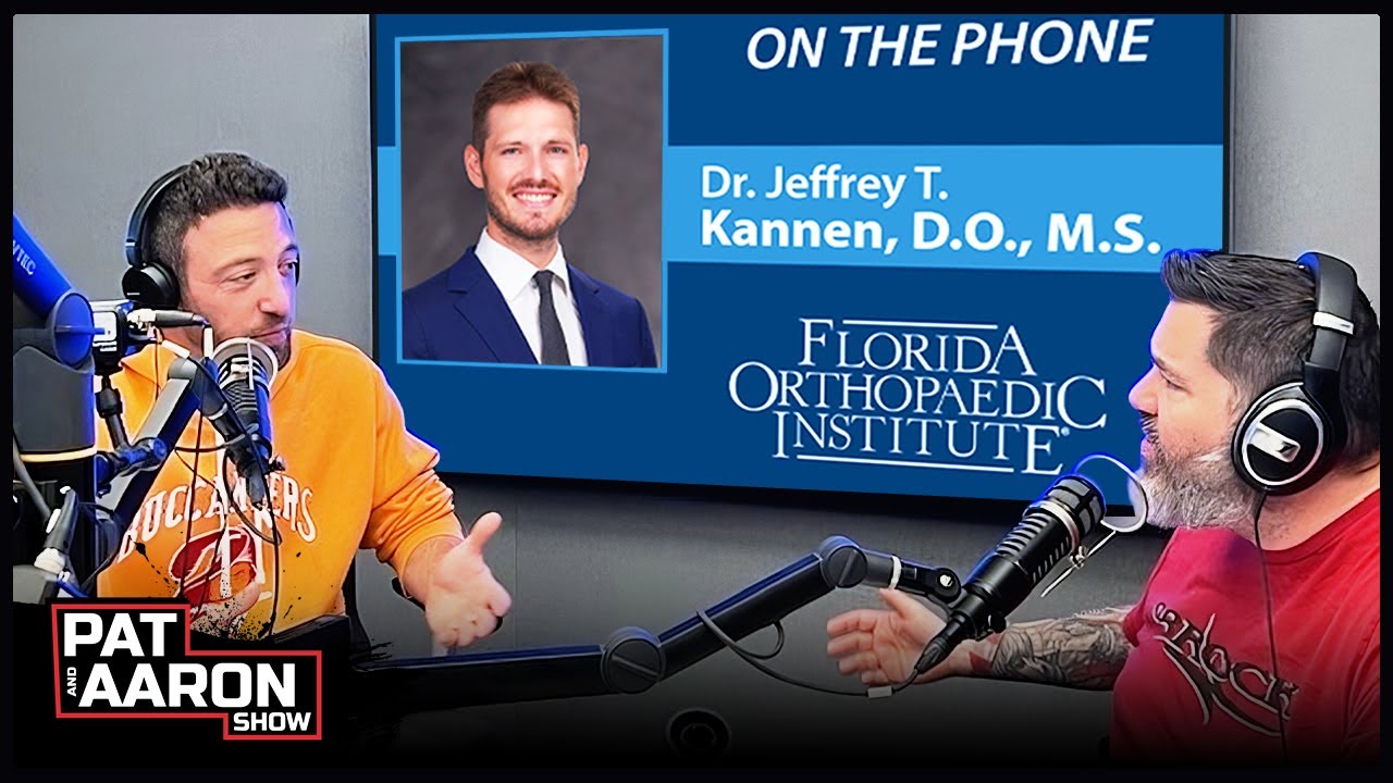 The Pat and Aaron Show NFL Injury Report 1/18/2024 with Dr. Kannen | Florida Orthopaedic Institute