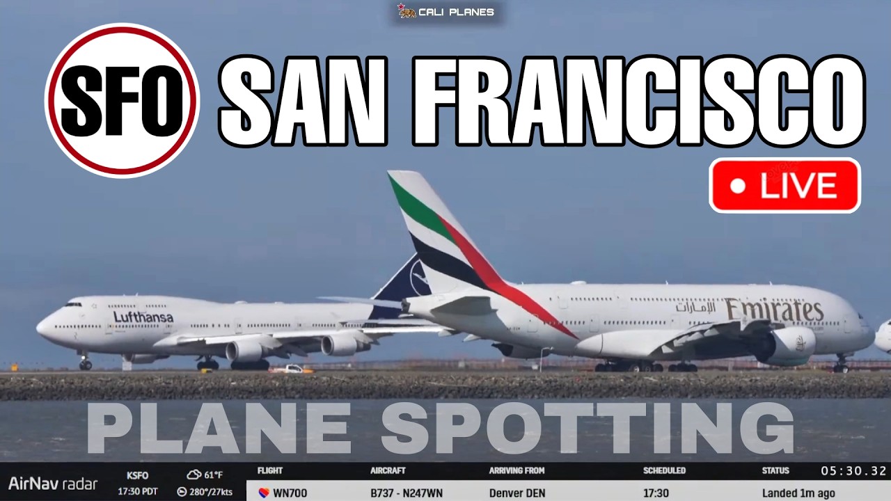 KSFO LIVE |  Sept 17, 2026 | ITS BACK SAN FRANCISCO INT AIRPORT LIVE STREAM WEBCAM IRL PLANESPOTTING