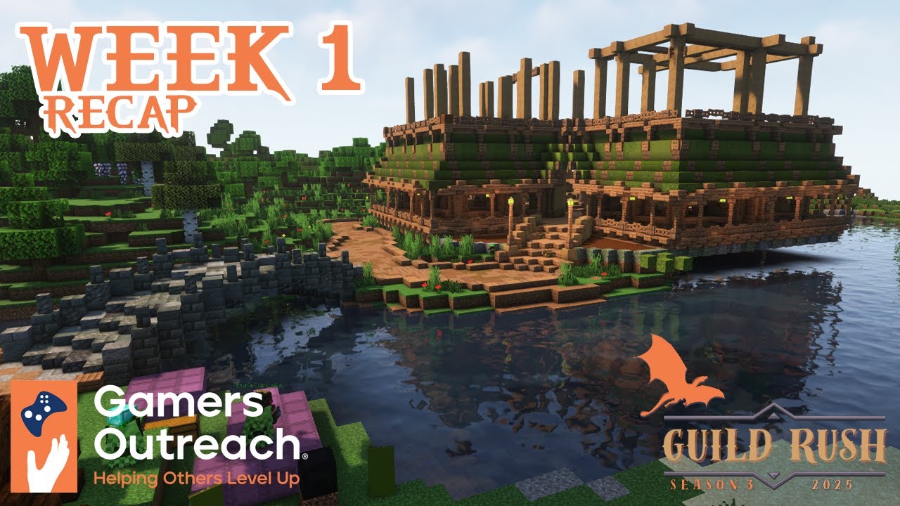 Guild Rush 2025 Week 1 Recap - Minecraft Creator Charity Event for Gamers Outreach