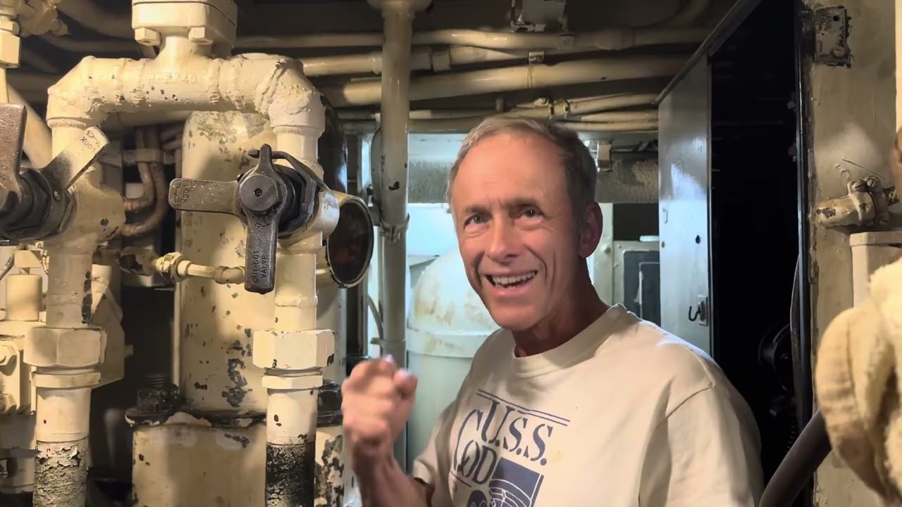 Submarine Pump Room: USS Cod Hidden Space 