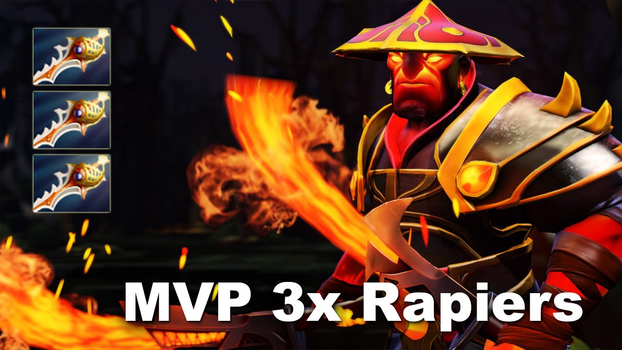 MVP 3 Rapiers - If 1 Rapier Is Not Enough TI5 Dota 2