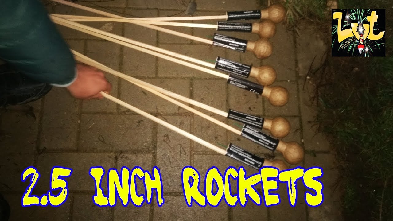 2.5 Inch Rocket Shells Salon Roger Fireworks