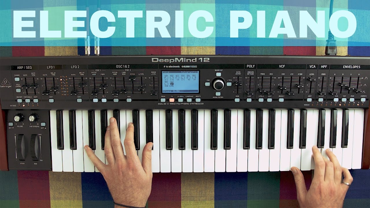 BEHRINGER DEEPMIND 12: УЧЕБНОЕ ПОСОБИЕ ПО ЗВУКОВОМУ ДИЗАЙНУ ЭЛЕКТРОПИАНИНО ~ Синтезируйте это! Эп...