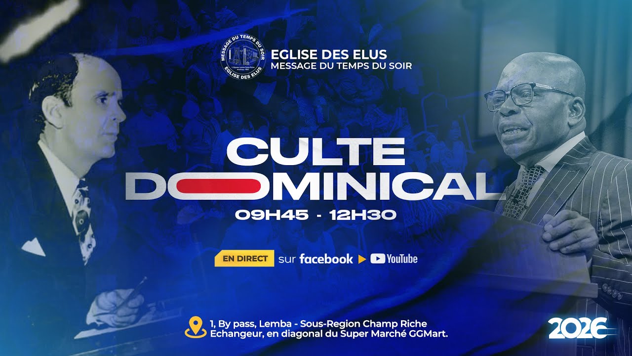 EDE | POURQUOI DIEU A-T-IL PERMIS TOUT CE QUI EST ARRIVÉ? | DIMANCHE 25.01.2026 | Rév KALUMBU KISEKA