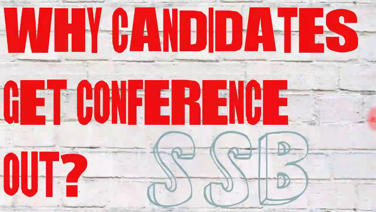 WHY CANDIDATES GET CONFERENCE OUT?