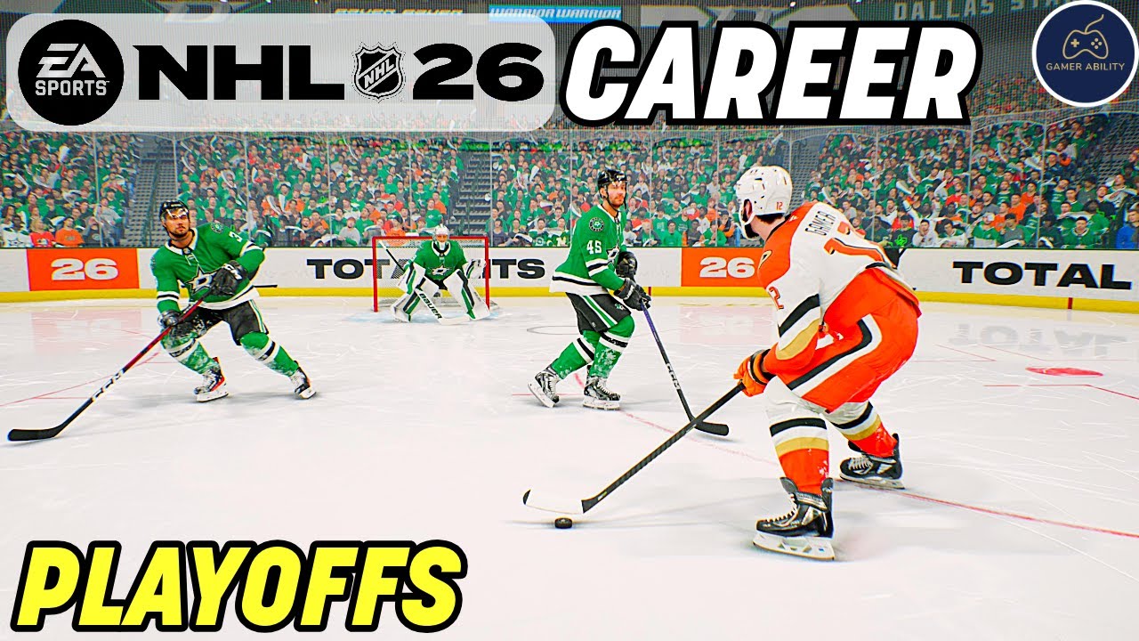 NHL 26 Be a Pro Career Mode Part 35 - WILD PLAYOFF GAME IN DALLAS!