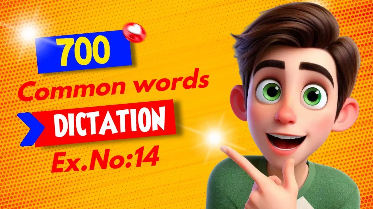 700 Common Words | Ex.14 | 100 WPM | Pitman Shorthand Dictation | STENO BANO