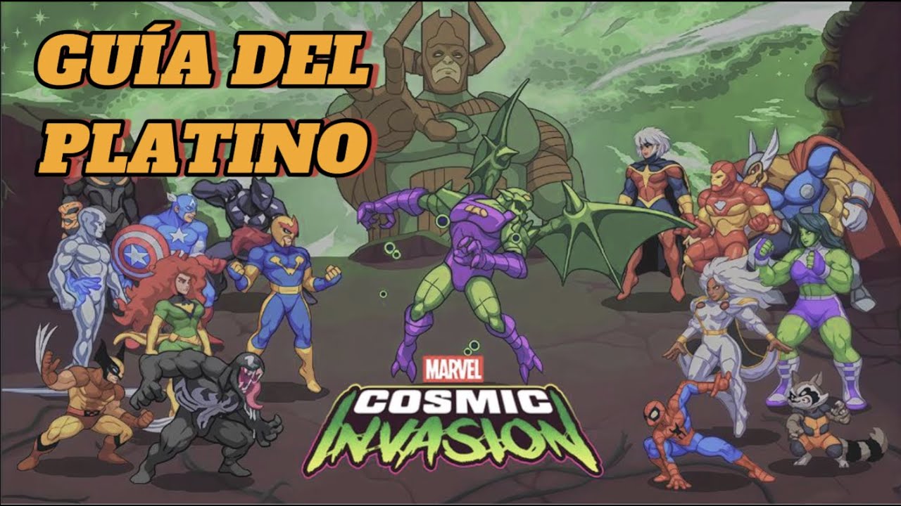 🏆 GUÍA DEL PLATINO Marvel Cosmic Invasion 🔥 | Ruta ÓPTIMA, Trofeos y Desafíos SIN SUFRIR