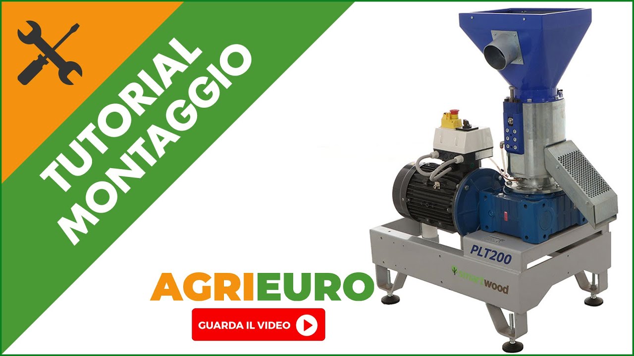 Pellettatrice elettrica trifase SmartWood PLT-200B: montaggio