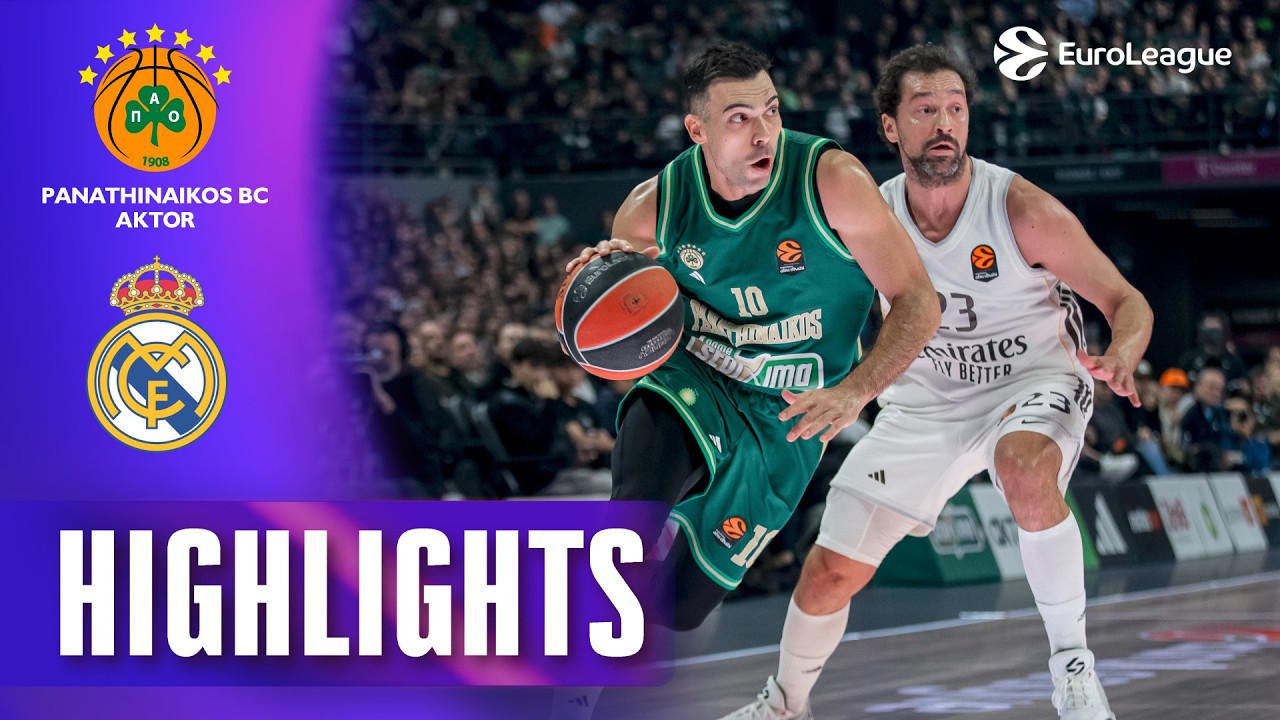 Grant Answers Hezonja | Panathinaikos - Real Madrid | R26 BASKETBALL HIGHLIGHTS 2025-26