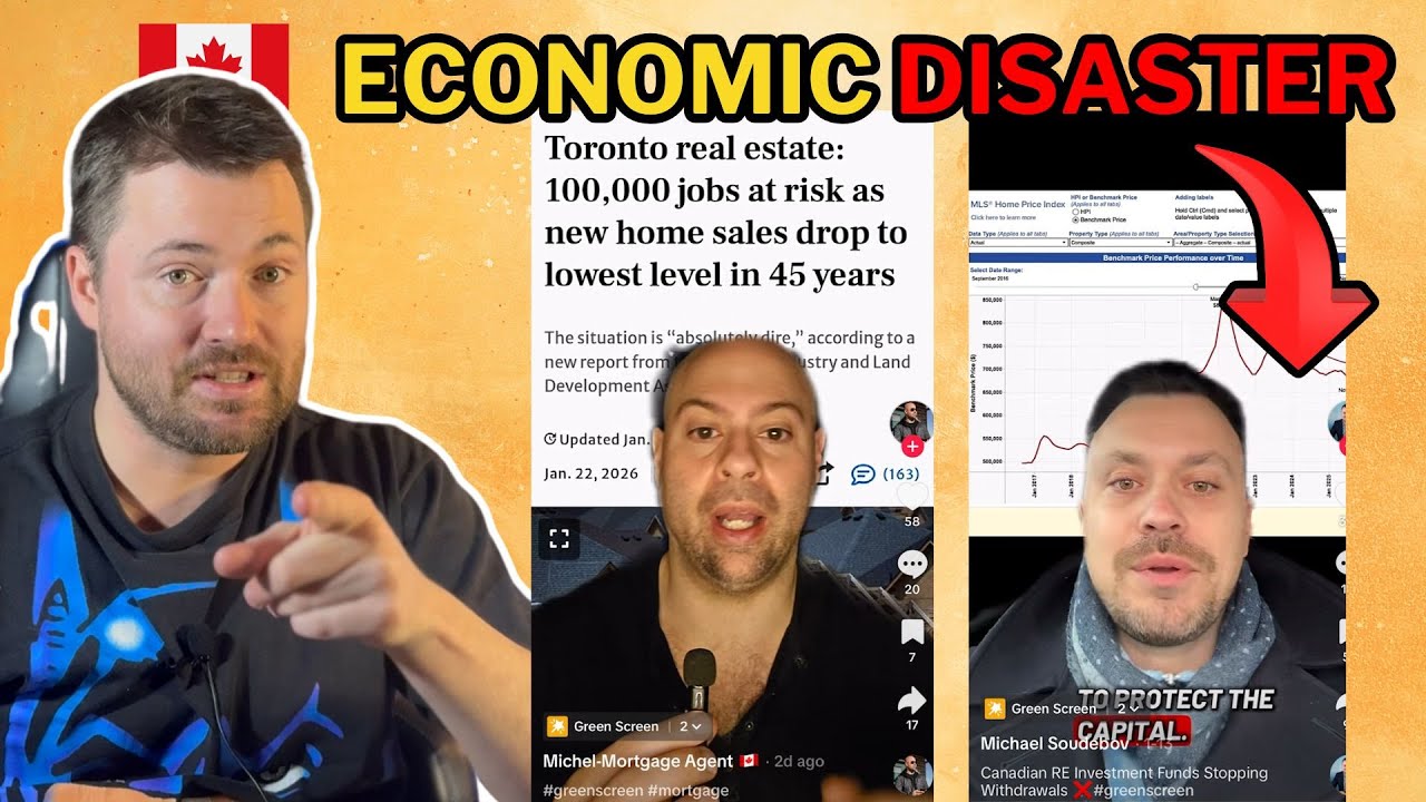 DISASTER In Canada Now 100,000 Real Estate Jobs At Risk!
