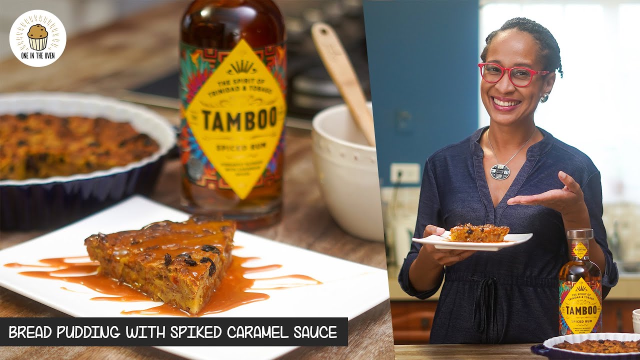 Rum & Raisin Bread Pudding w/Salted Caramel Tonka Bean Rum Sauce