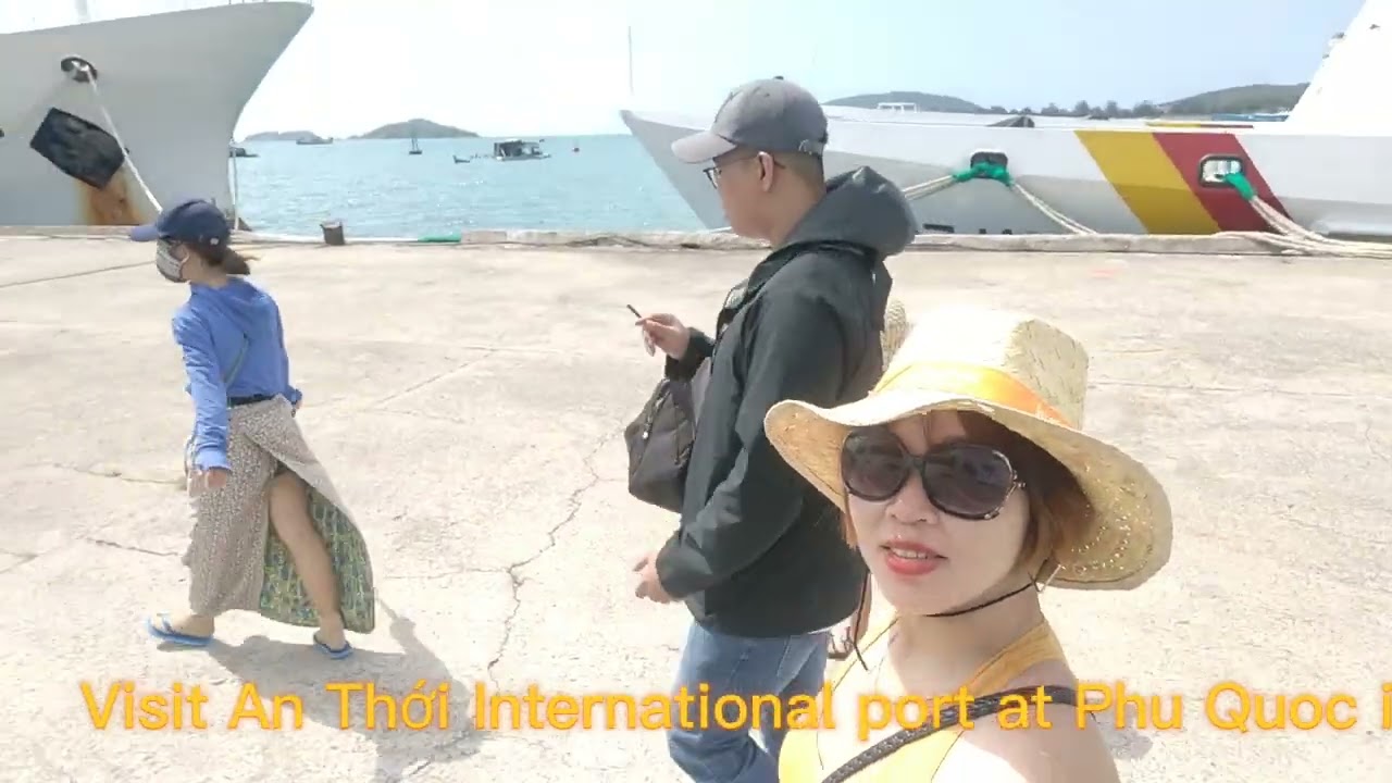 Cảng An Thới Ph&uacute; Quốc. An Thoi International port.