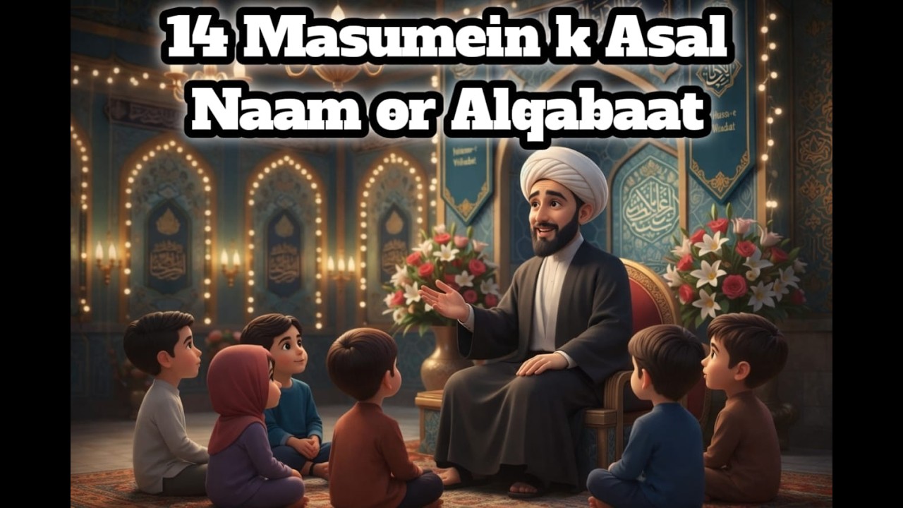 🎥 14 Masumeen ke Asal Naam aur Alqaab | #Video #Viral #ViralVideo #AhlulBayt #Masumeen #IslamicVideo