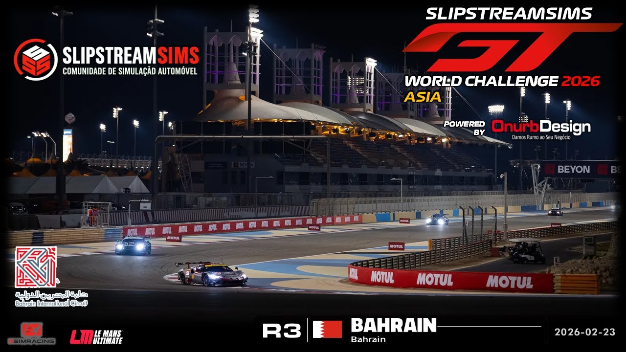 Slipstreamsims | GT World Challenge Asia | R3 | Bahrain