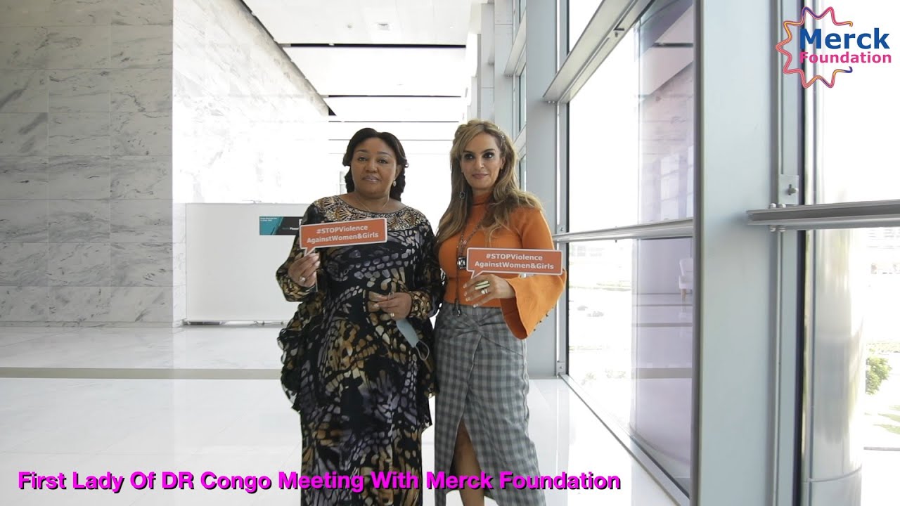 Dr. Rasha Kelej meets D. R. Congo First Lady H.E. DENISE NYAKERU TSHISEKEDI.