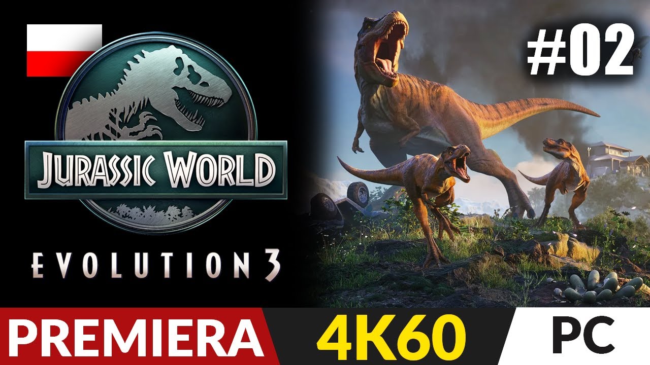 Jurassic World Evolution 3 PL 🦕 #2 (odc.2) 🦖 Jaja i Las Vegas | Gameplay po polsku 4K