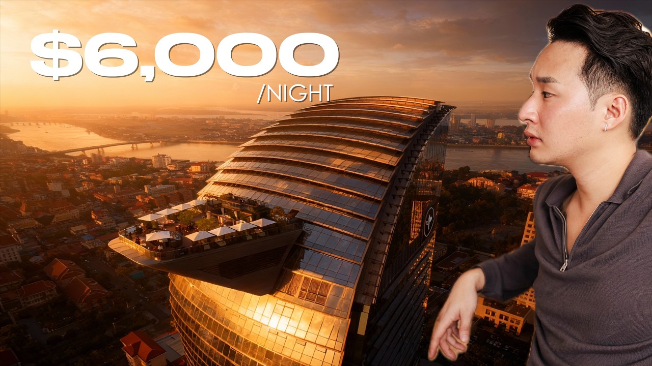 Внутри роскошного номера-люкс в отеле Камбоджи за 6000 долларов за ночь | Rosewood Phnom Penh