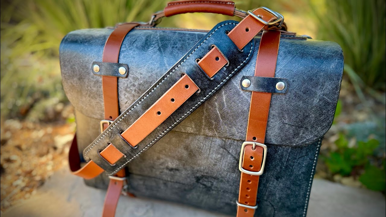 The Bastion Briefcase by Hennwood Leather, Pennsylvania USA