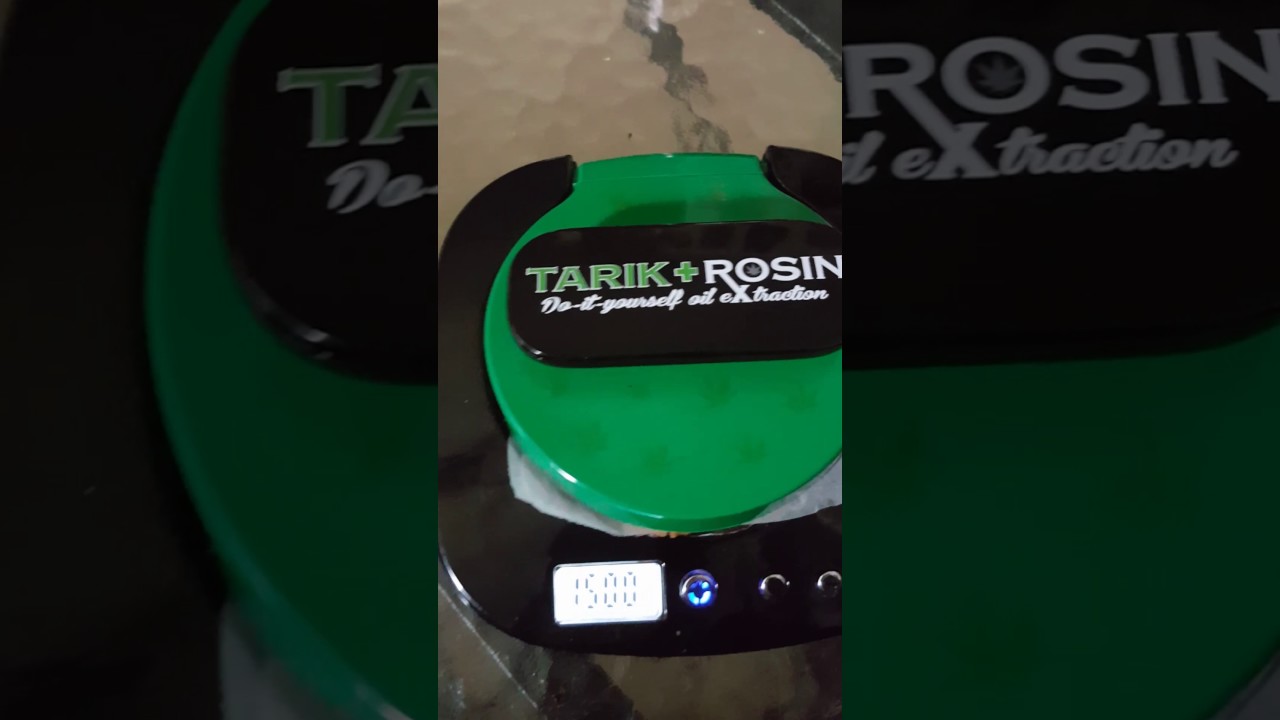 Using the tarik rosin press.. getting grams of rosin