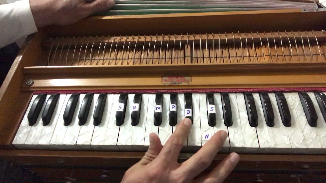 De khpule yar la meene/د خپلی یار له مینی / harmonium tutorial/تدریس هرمونیه