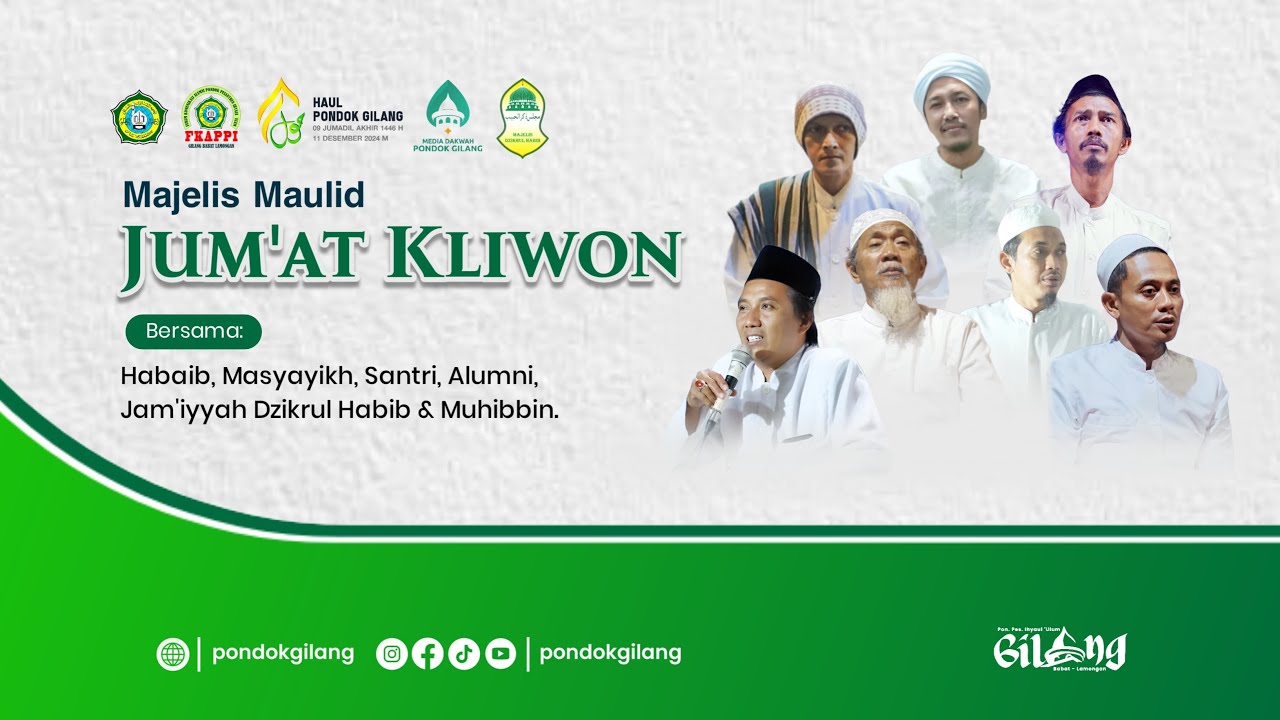 🔴 MAJELIS TA'LIM WAL MAULID SIMTHUTDUROR RUTINAN JUM'AT KLIWON MAJELIS DZIKRUL HABIB