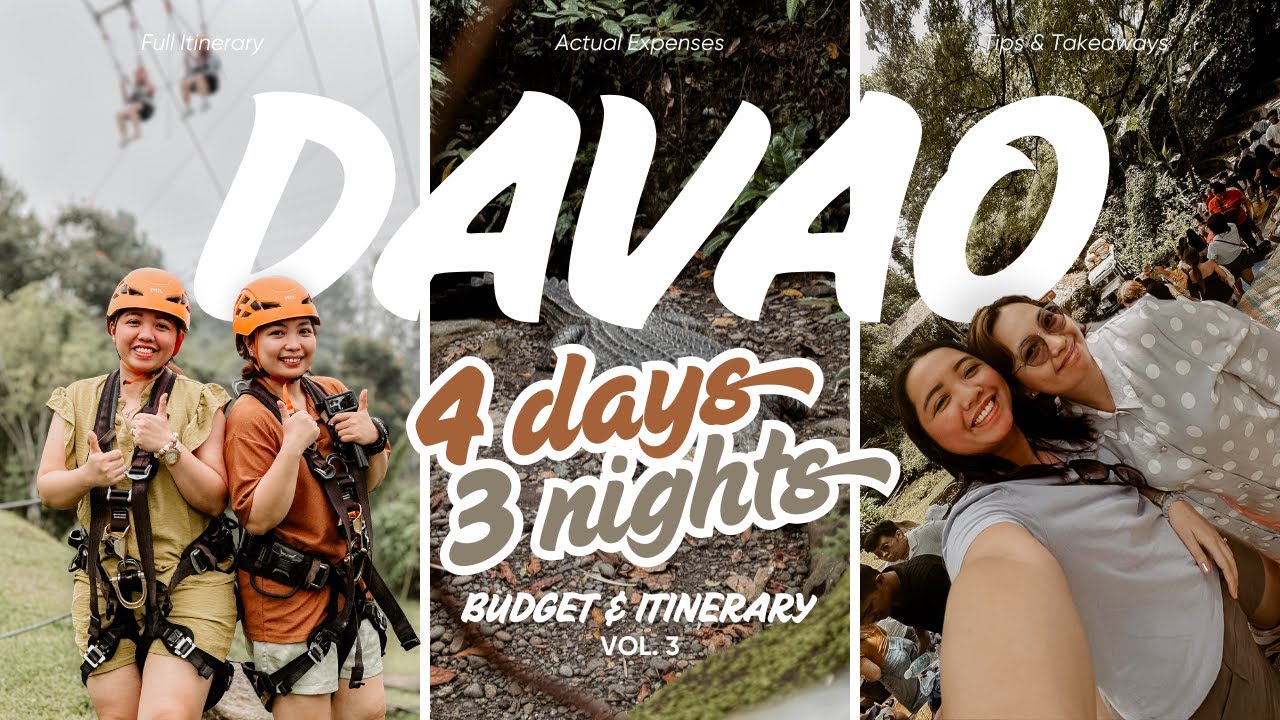 4D3N Davao Itinerary, Expenses & Tips! 🇵🇭✈️ | 20th Friendship Anniversary Travel Vlog 🌸