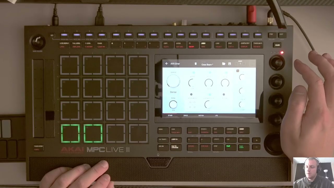 MPC Live III ambient production workflow