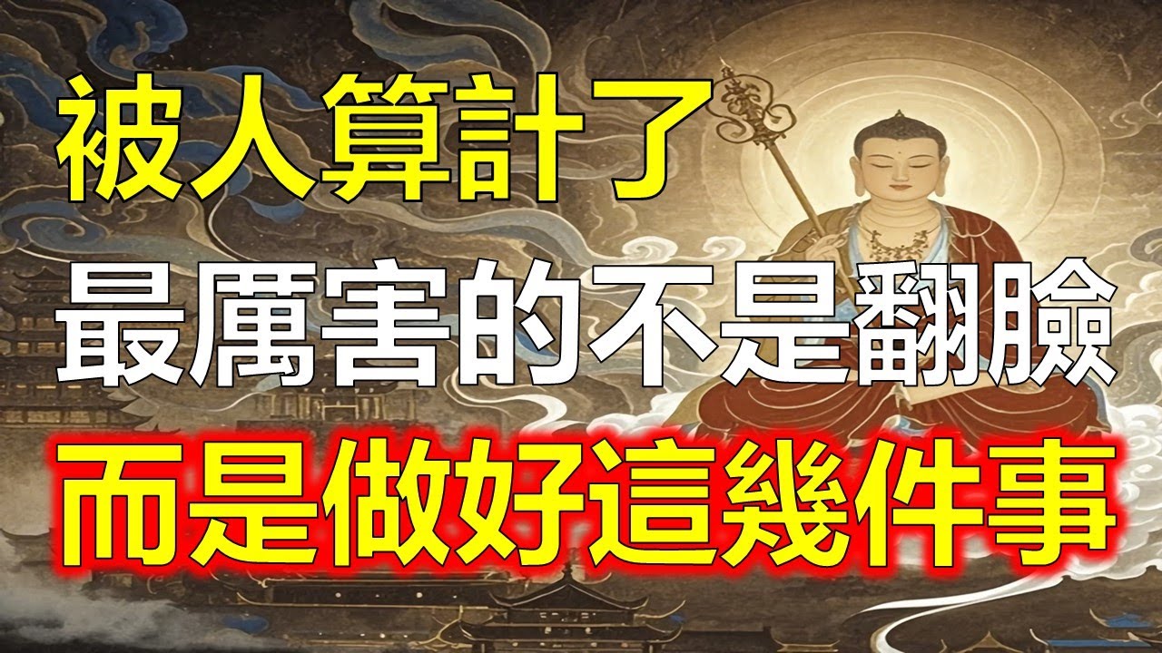 被人算計了，最厲害的做法不是翻臉，而是做好這幾件事#生肖#因果#風水