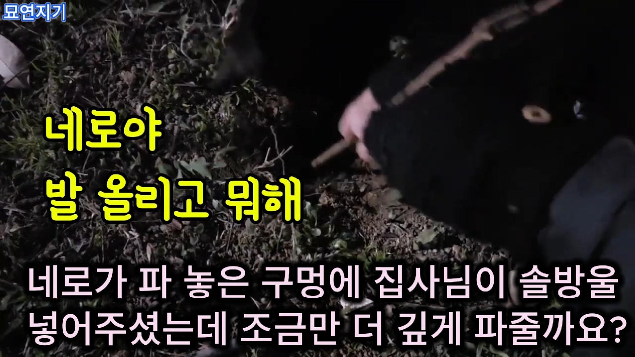 네로야, 구멍 더 파줄까?