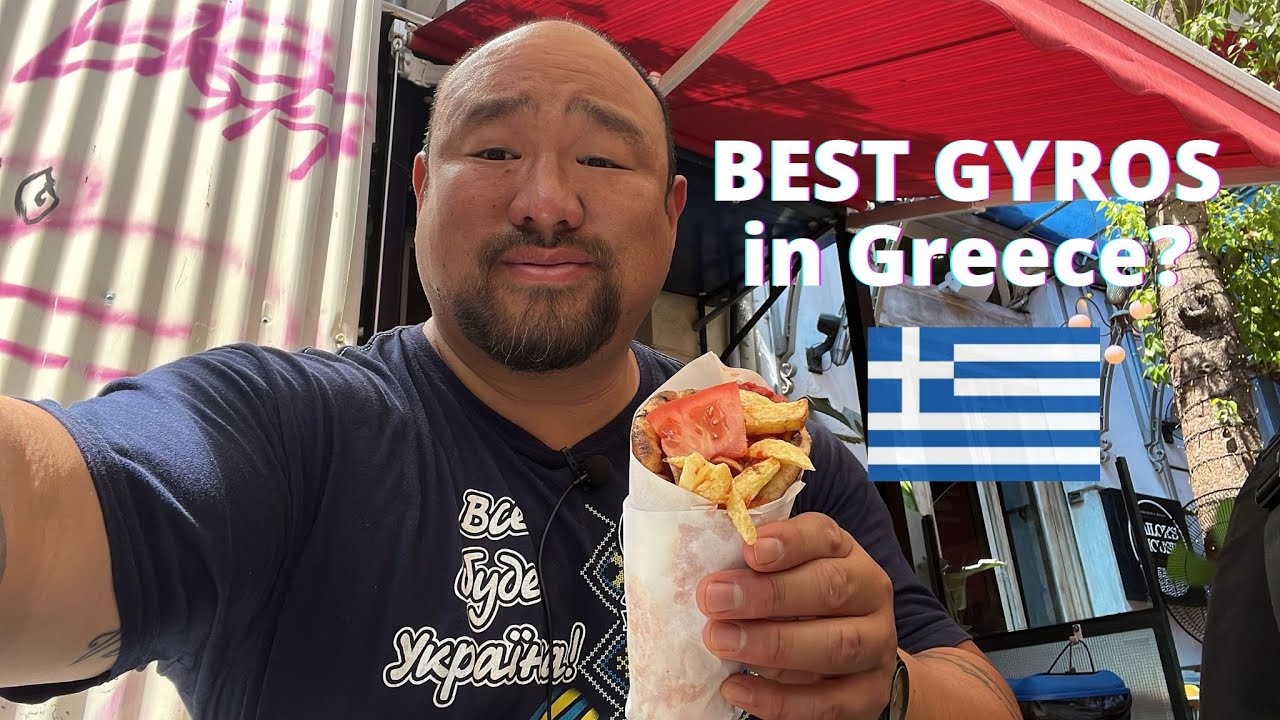 HUNT FOR THE BEST GYROS IN GREECE  🇬🇷 ATHENS