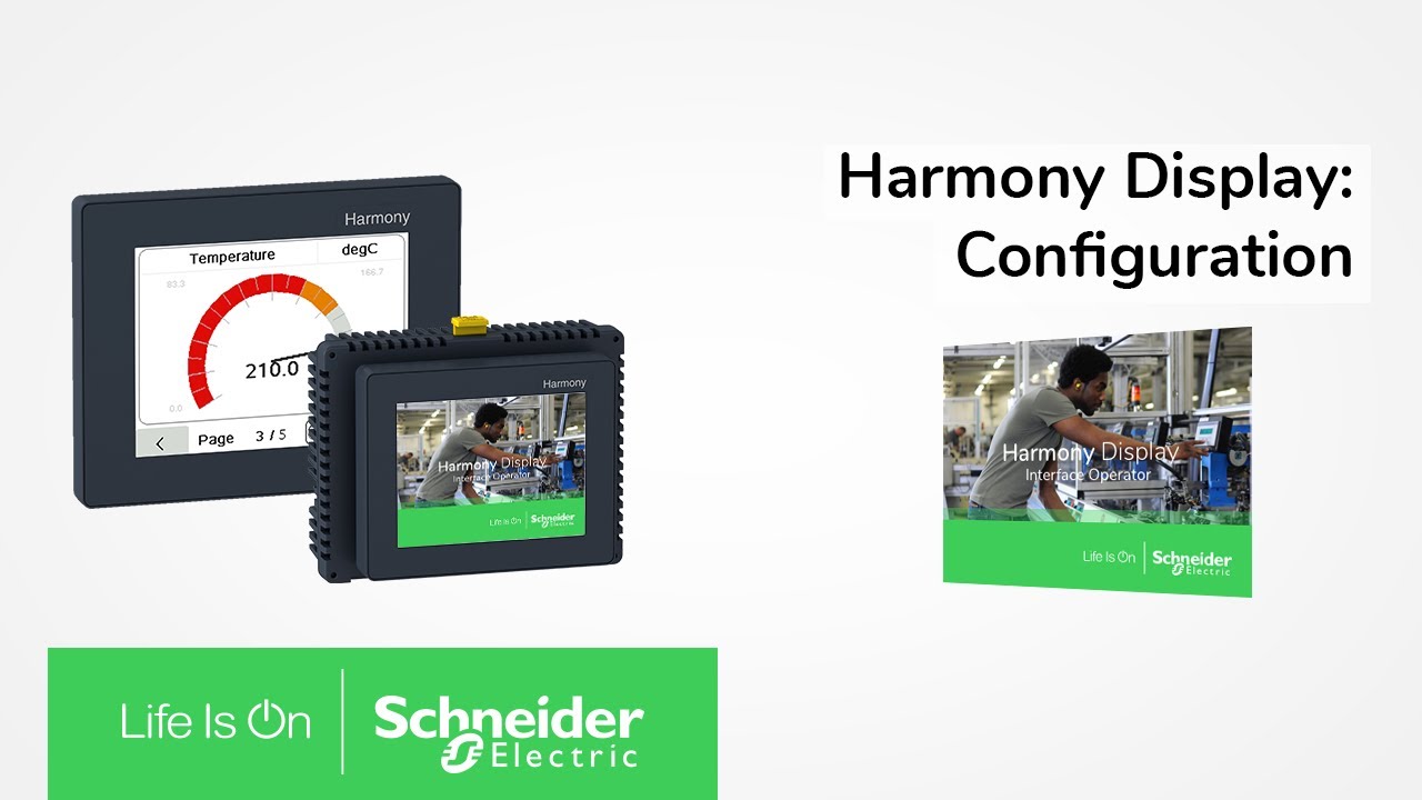 Harmony Display: How to Use Harmony Display Onscreen Configurator | Schneider Electric Support