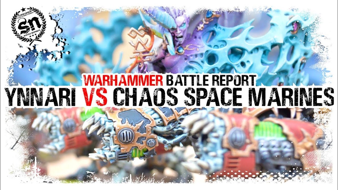 Ynnari vs Chaos Space Marines - Warhammer 40,000 (Battle Report)