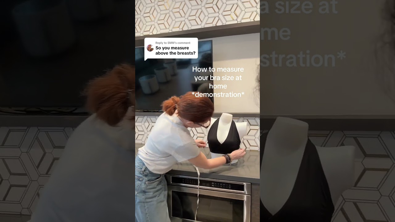 another demo on how to find your bra size at home in less than 5 minutes 🍒 