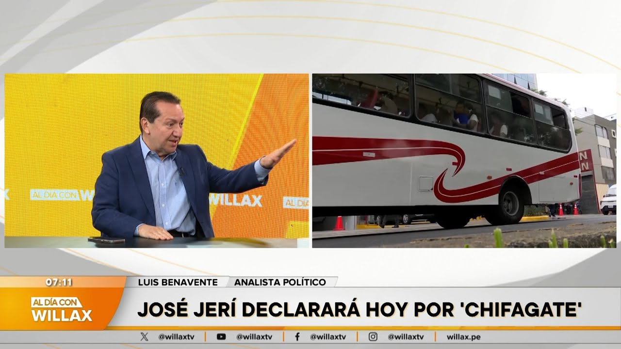 Al Día con Willax - ENE 30 - 2/5 - JOSÉ JERÍ DECLARARÁ HOY POR 'CHIFAGATE' | Willax