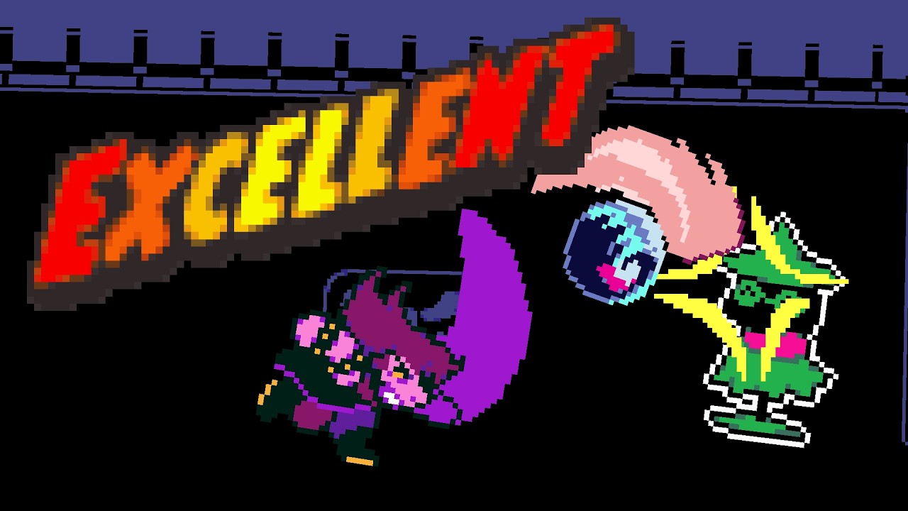 Kris and Susie Performs Bros. Attacks - Sprite Animation