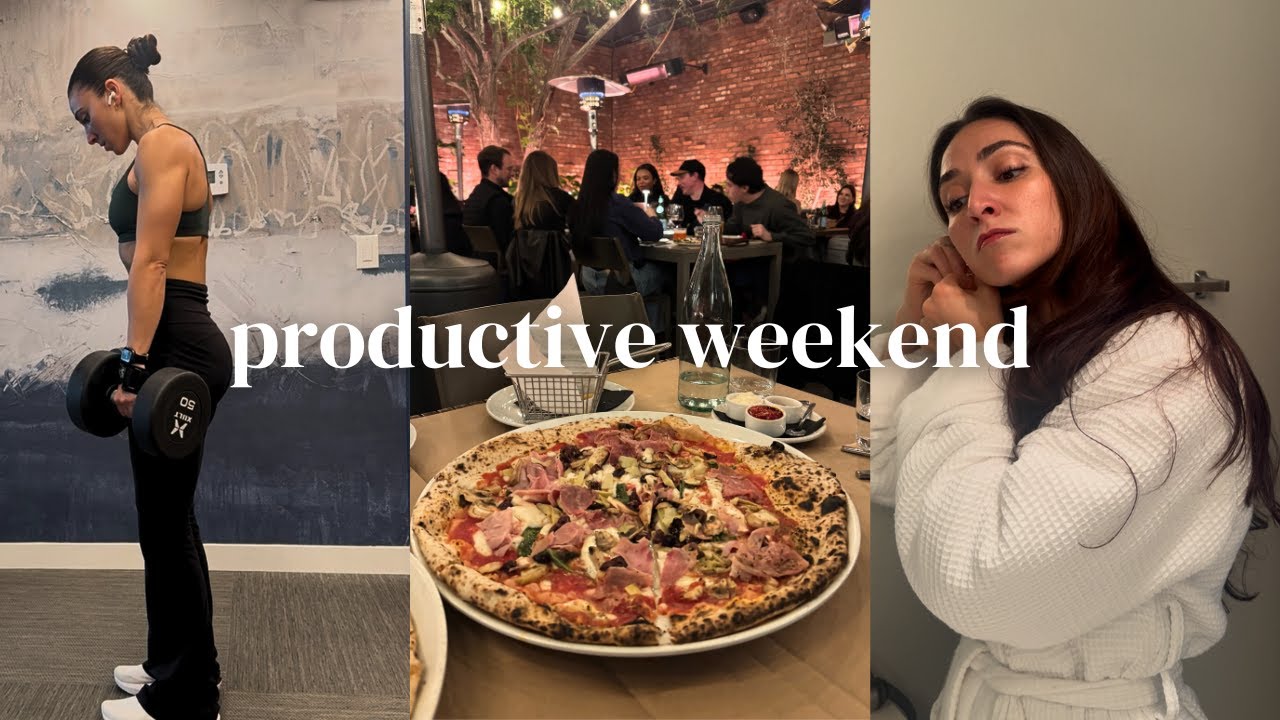 WEEKEND VLOG | intense leg workout, Abercrombie haul + homemade dinner I'll be making on repeat!