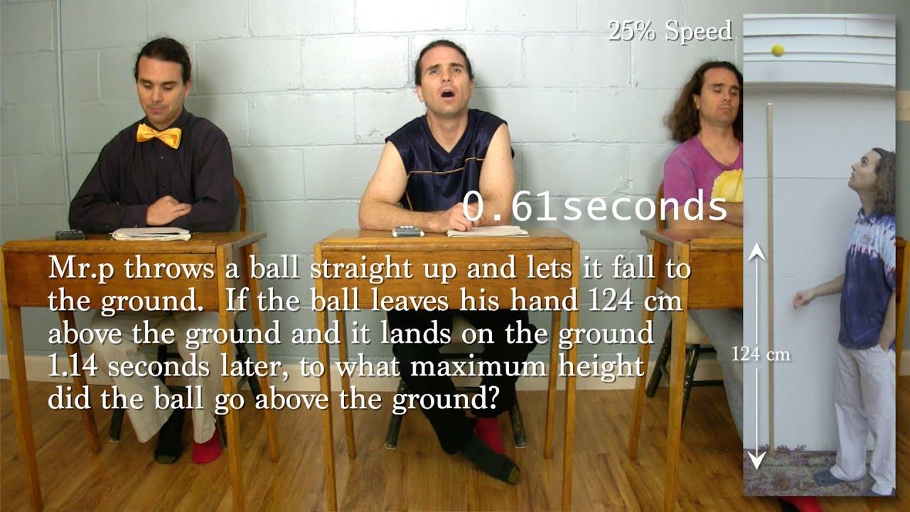 A Free-Fall Problem That You Must Split Into Two Parts