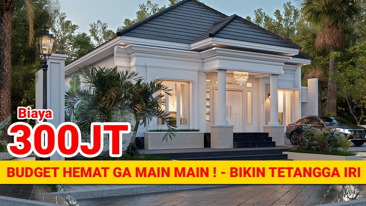 BIKIN NGILER! DESAIN RUMAH KLASIK 1 LANTAI - Bikin tetangga iri