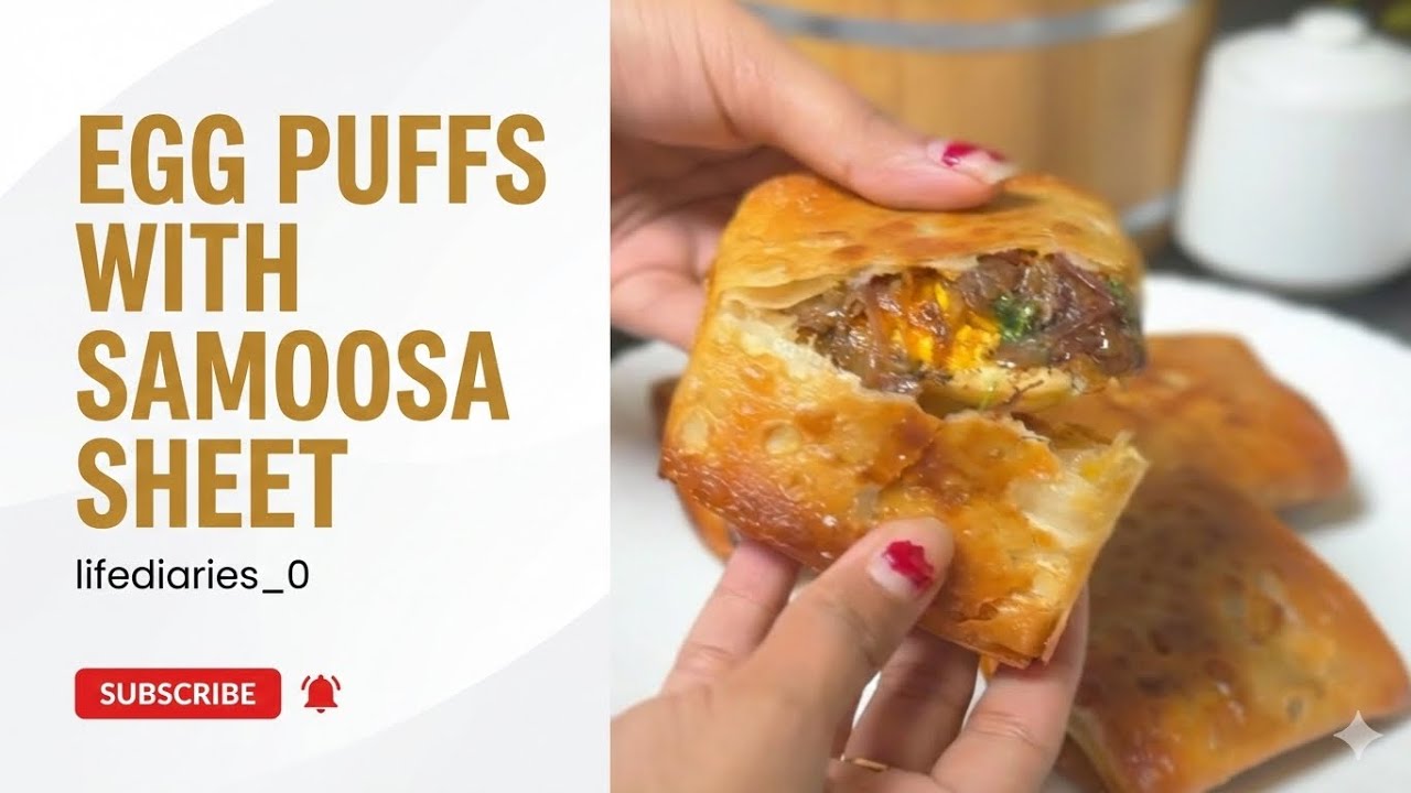 Egg puffs with samoosa sheet 😍😍easy tasty and crispy egg puffs😍😍 @Lifediaries_0 #eggpuffsrecipe 