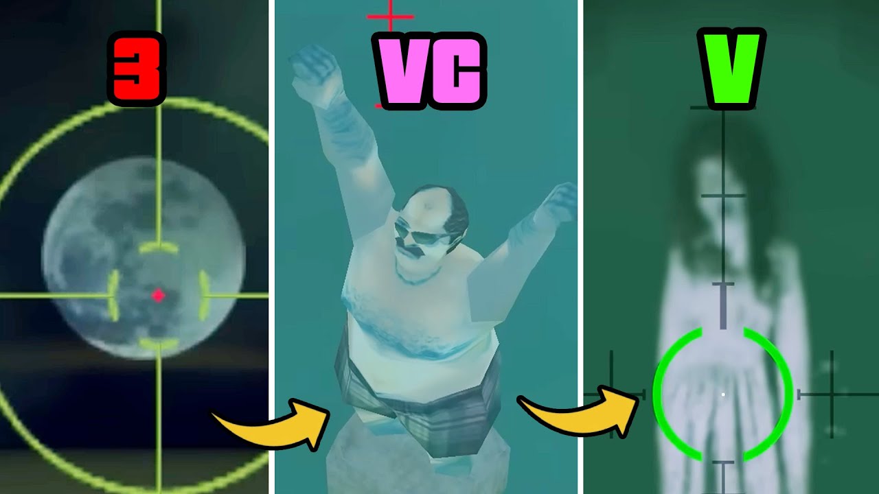 EASTER EGGS and SECRETS 2 In GTA Games (Evolution)