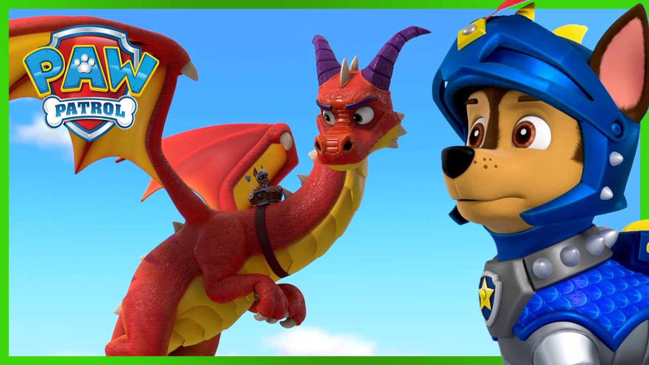I cuccioli della PAW Patrol Rescue Knights salvano i cuccioli di drago e tanto altro ancora!