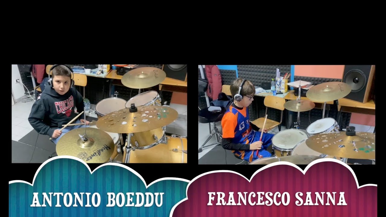 ALWAYS ON THE RUN (drum cover) Francesco e Antonio - Scuola Civica Nuoro -Corso batteria Luca Deriu