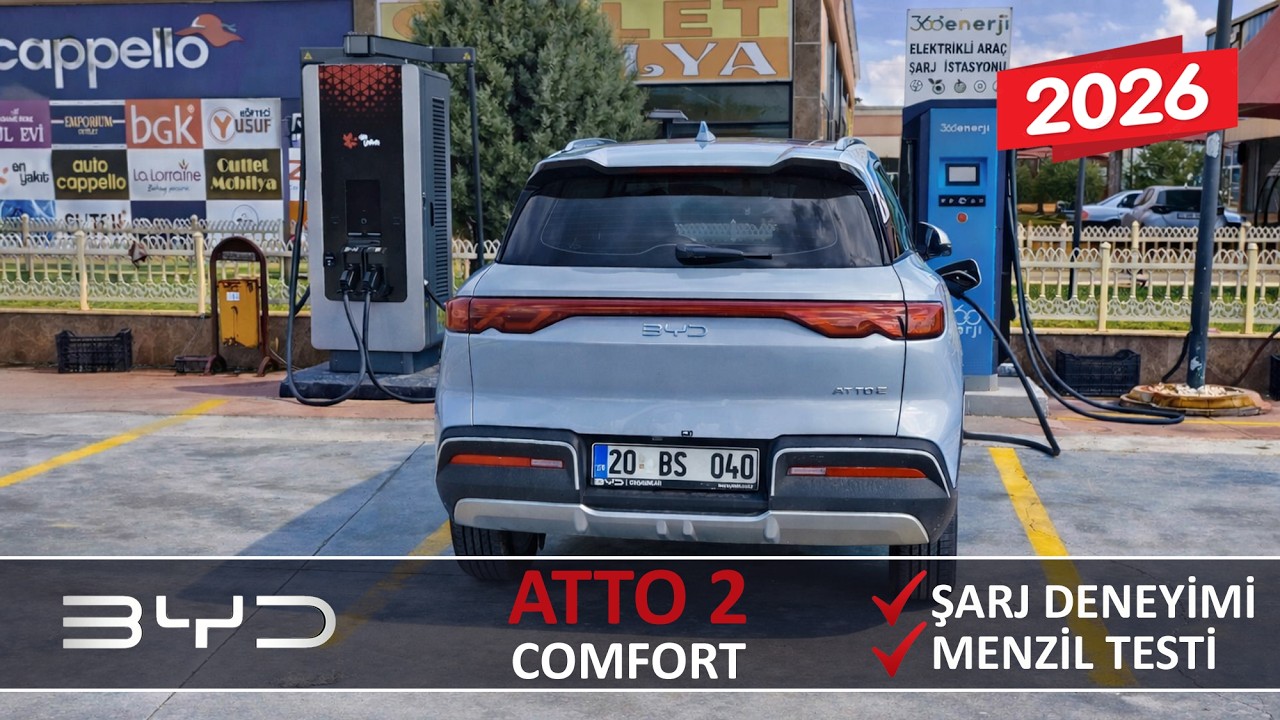 Şarj Püf Noktaları (Sıfırdan Detaylı Anlatım) & Menzil Testi #bydatto2 (BYD Atto 2)