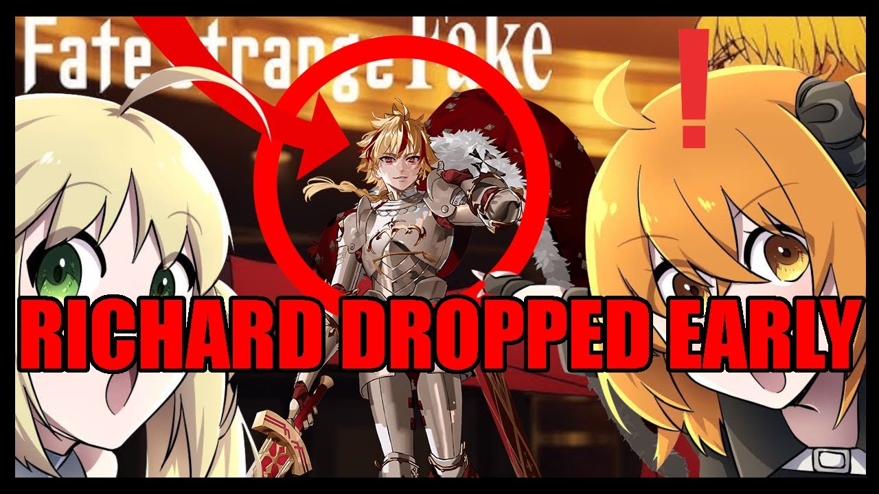 SUPRISE! Richard Dropped on NA [Fate/Grand Order]
