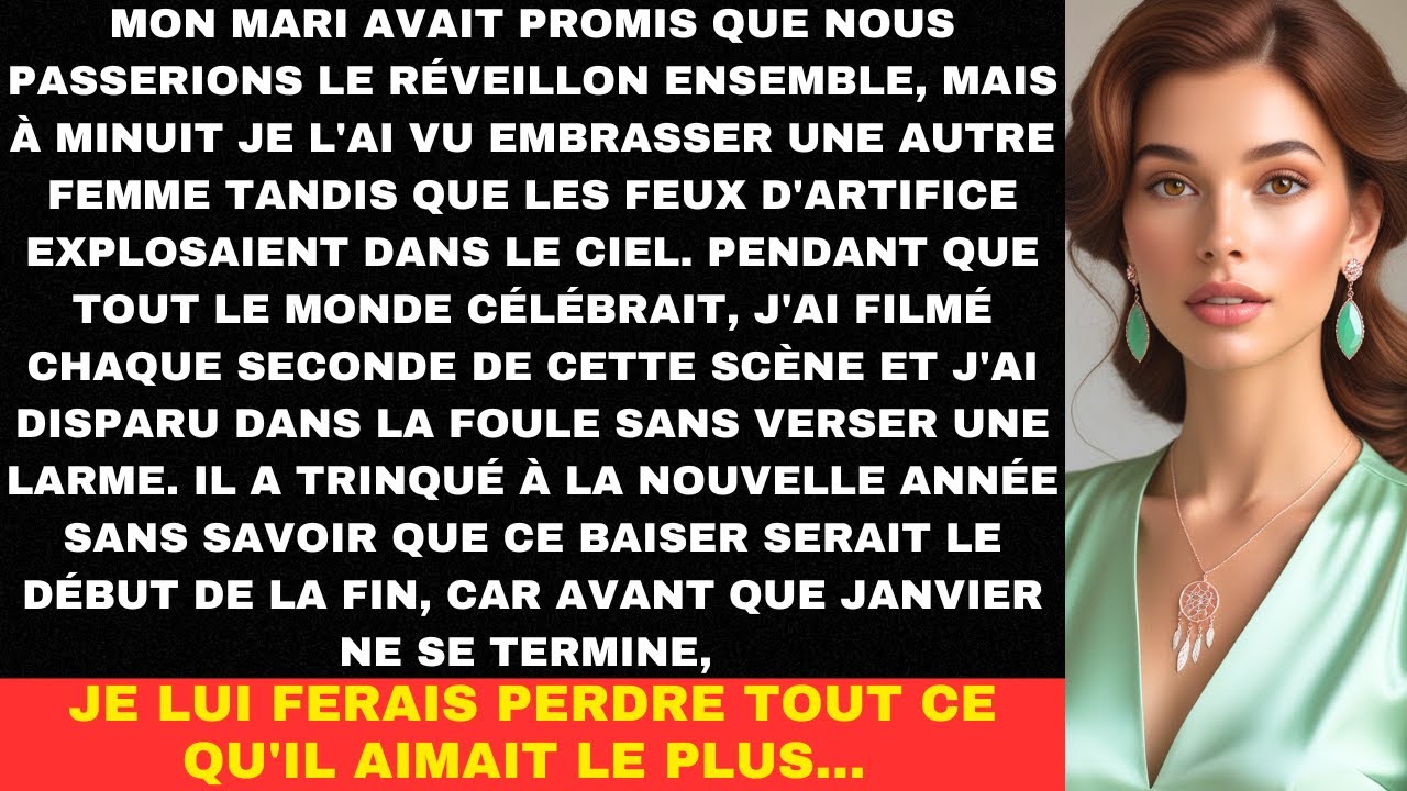 Mon mari avait promis que nous passerions le réveillon ensemble, mais à minuit je l'ai vu...